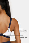 Zelocity High Impact Quick Dry Sports Bra - Orange — thumbnail 8